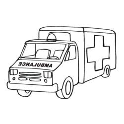 Coloring page: Ambulance (Transportation) #136783 - Free Printable Coloring Pages