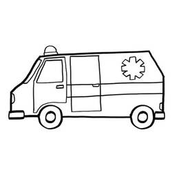 Coloring page: Ambulance (Transportation) #136792 - Free Printable Coloring Pages