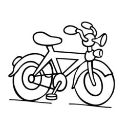Coloring page: Bike / Bicycle (Transportation) #136947 - Free Printable Coloring Pages