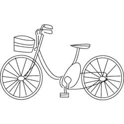 Coloring page: Bike / Bicycle (Transportation) #136954 - Free Printable Coloring Pages