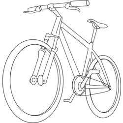 Coloring page: Bike / Bicycle (Transportation) #137006 - Free Printable Coloring Pages