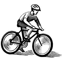 Coloring page: Bike / Bicycle (Transportation) #137015 - Free Printable Coloring Pages