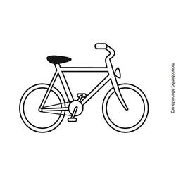 Coloring page: Bike / Bicycle (Transportation) #137045 - Free Printable Coloring Pages