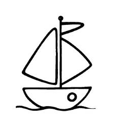 Coloring page: Boat / Ship (Transportation) #137449 - Free Printable Coloring Pages