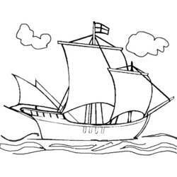 Coloring page: Boat / Ship (Transportation) #137453 - Free Printable Coloring Pages