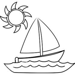 Coloring page: Boat / Ship (Transportation) #137456 - Free Printable Coloring Pages