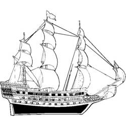 Coloring page: Boat / Ship (Transportation) #137513 - Free Printable Coloring Pages