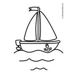 Coloring page: Boat / Ship (Transportation) #137525 - Free Printable Coloring Pages