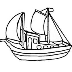 Coloring page: Boat / Ship (Transportation) #137670 - Free Printable Coloring Pages