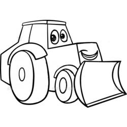 Coloring page: Bulldozer / Mecanic Shovel (Transportation) #141700 - Free Printable Coloring Pages