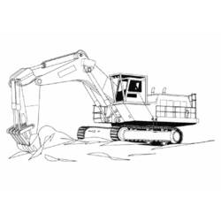 Coloring page: Bulldozer / Mecanic Shovel (Transportation) #141766 - Free Printable Coloring Pages