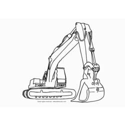 Coloring page: Bulldozer / Mecanic Shovel (Transportation) #141777 - Free Printable Coloring Pages