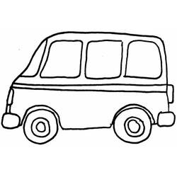 Coloring page: Bus (Transportation) #135310 - Free Printable Coloring Pages