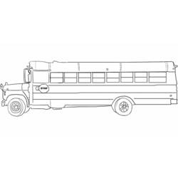 Coloring page: Bus (Transportation) #135320 - Free Printable Coloring Pages