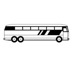 Coloring page: Bus (Transportation) #135327 - Free Printable Coloring Pages