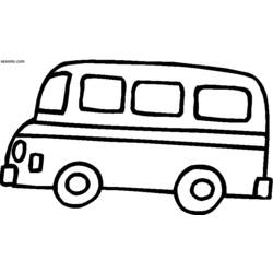 Coloring page: Bus (Transportation) #135336 - Free Printable Coloring Pages