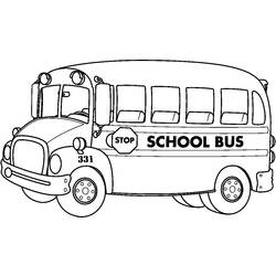 Coloring page: Bus (Transportation) #135371 - Free Printable Coloring Pages