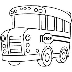 Coloring page: Bus (Transportation) #135388 - Free Printable Coloring Pages