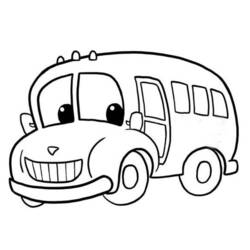 Coloring page: Bus (Transportation) #135444 - Free Printable Coloring Pages