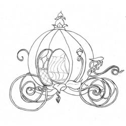 Coloring pages: Carriage - Free Printable Coloring Pages