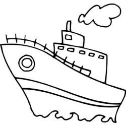 Coloring page: Cruise ship / Paquebot (Transportation) #140689 - Free Printable Coloring Pages