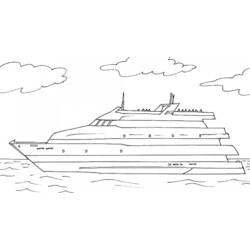 Coloring page: Cruise ship / Paquebot (Transportation) #140700 - Free Printable Coloring Pages