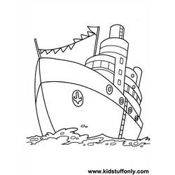 Coloring page: Cruise ship / Paquebot (Transportation) #140788 - Free Printable Coloring Pages