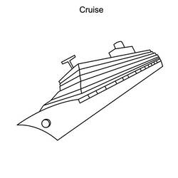 Coloring page: Cruise ship / Paquebot (Transportation) #140893 - Free Printable Coloring Pages