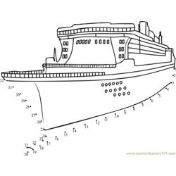 Coloring page: Cruise ship / Paquebot (Transportation) #140931 - Free Printable Coloring Pages