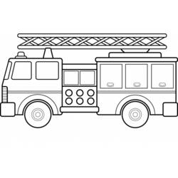 Coloring page: Firetruck (Transportation) #135778 - Free Printable Coloring Pages