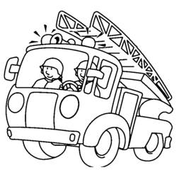 Coloring page: Firetruck (Transportation) #135786 - Free Printable Coloring Pages