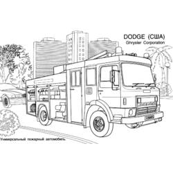 Coloring page: Firetruck (Transportation) #135793 - Free Printable Coloring Pages