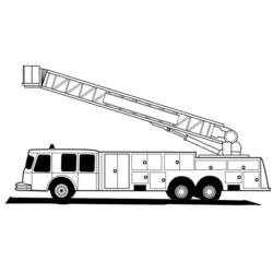Coloring page: Firetruck (Transportation) #135799 - Free Printable Coloring Pages