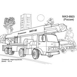Coloring page: Firetruck (Transportation) #135809 - Free Printable Coloring Pages