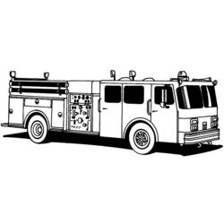 Coloring page: Firetruck (Transportation) #135815 - Free Printable Coloring Pages