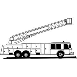 Coloring page: Firetruck (Transportation) #135852 - Free Printable Coloring Pages