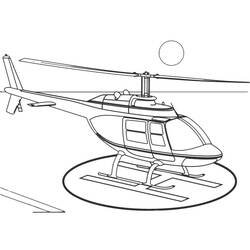 Coloring page: Helicopter (Transportation) #136031 - Free Printable Coloring Pages