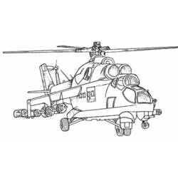 Coloring page: Helicopter (Transportation) #136037 - Free Printable Coloring Pages