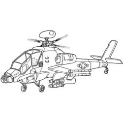 Coloring page: Helicopter (Transportation) #136040 - Free Printable Coloring Pages