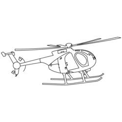 Coloring page: Helicopter (Transportation) #136056 - Free Printable Coloring Pages