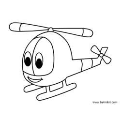 Coloring page: Helicopter (Transportation) #136107 - Free Printable Coloring Pages