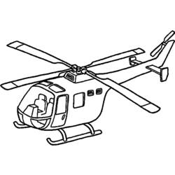 Coloring page: Helicopter (Transportation) #136117 - Free Printable Coloring Pages