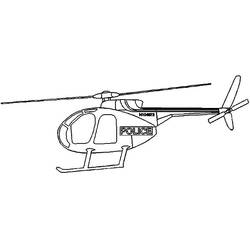 Coloring page: Helicopter (Transportation) #136189 - Free Printable Coloring Pages