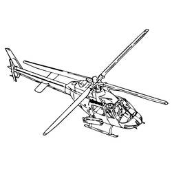 Coloring page: Helicopter (Transportation) #136199 - Free Printable Coloring Pages
