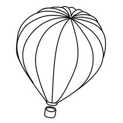 Coloring page: Hot air balloon (Transportation) #134597 - Free Printable Coloring Pages