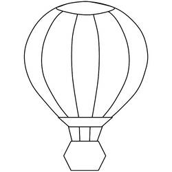 Coloring page: Hot air balloon (Transportation) #134715 - Free Printable Coloring Pages