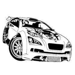 Coloring page: Hot wheels (Transportation) #145859 - Free Printable Coloring Pages