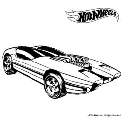 Coloring page: Hot wheels (Transportation) #145869 - Free Printable Coloring Pages