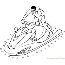 Coloring page: Jet ski / Seadoo (Transportation) #139936 - Free Printable Coloring Pages