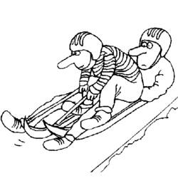 Coloring page: Luge (Transportation) #142538 - Free Printable Coloring Pages